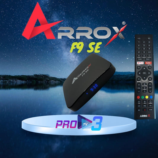 ArroX F9 SE Receiver 8K 30FPS, 4K 60FPS Android 9.0 Dual Wifi Streaming Box