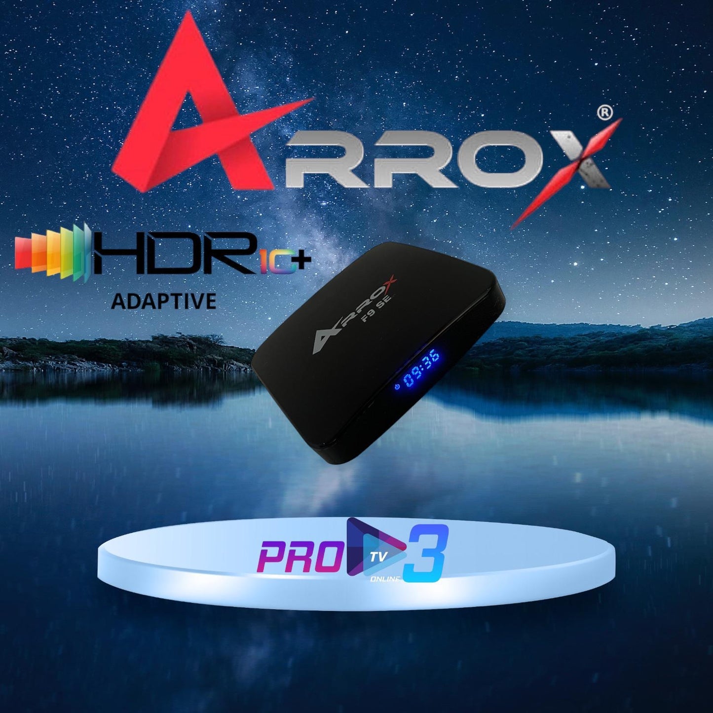 ArroX F9 SE Receiver 8K 30FPS, 4K 60FPS Android 9.0 Dual Wifi Streaming Box