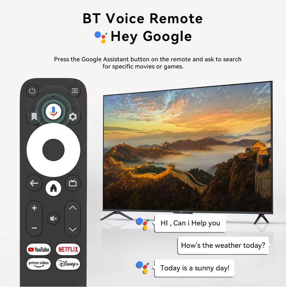 ANDROID TV STICK Dcolor GD1, Android 11, 4K-Streaming, HDR, Sprachsteuerung