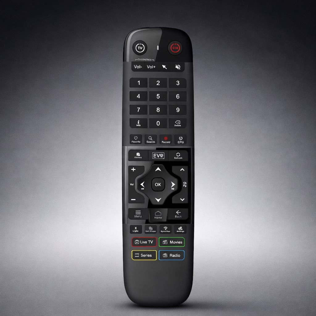 BLUETOOTH Remote Control Fernbedienung mit Tastenbeleuchtung