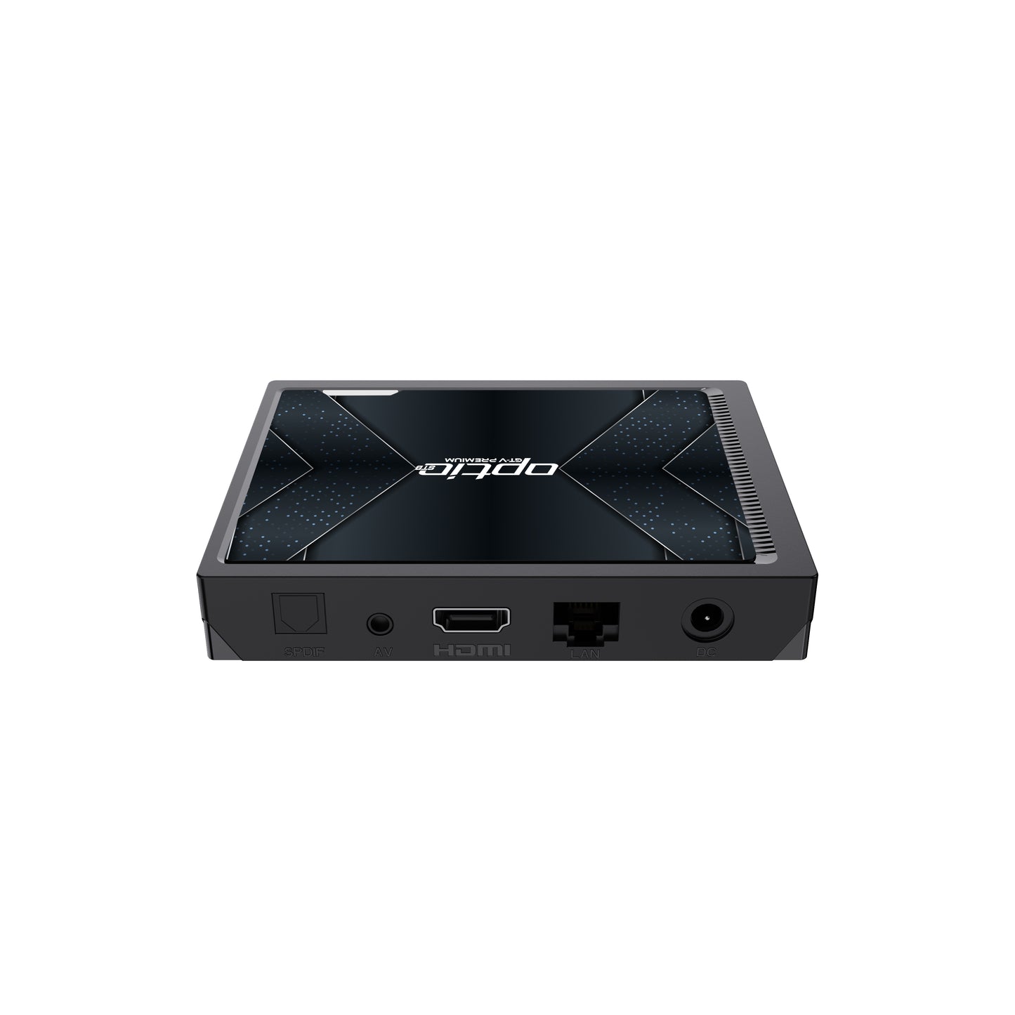 OPTIC GT-V PREMIUM Android TV Box 4K – Android TV 14 | 4GB RAM | 64GB ROM | WiFi 6 | Gigabit LAN | Bluetooth