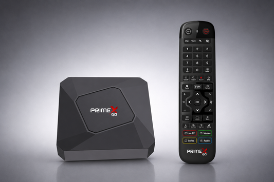 PrimeX GO Android TV Box 4K – Android 14 | 2GB RAM | 16GB ROM | WiFi 6 | Bluetooth 5.4
