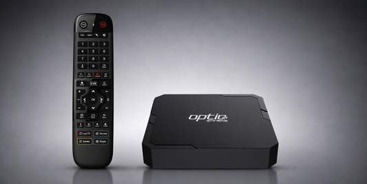 OPTIC GT-V NOVA Android TV Box 4K – Android TV 14 | 2GB RAM | 16GB ROM | WiFi 6 | Bluetooth 5.4