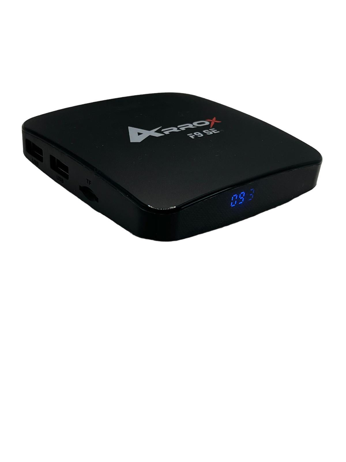 ArroX F9 SE Receiver 8K 30FPS, 4K 60FPS Android 9.0 Dual Wifi Streaming Box