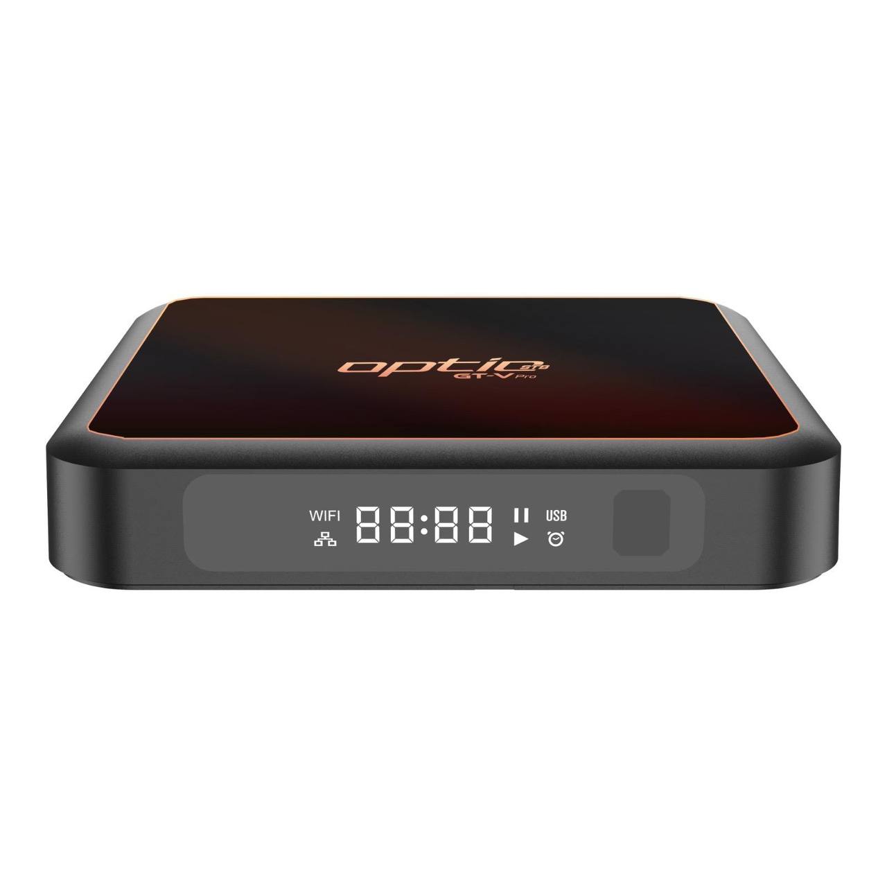 OPTIC GT-V PRO 8K / 4K UHD 2160p H265.264 4GB RAM 64GB FLASH Android 11.0 Receiver (2G + 5G WiFi + GIGABIT WLAN, Bluetooth, MicroSD, HDMI, USB 3.0)
