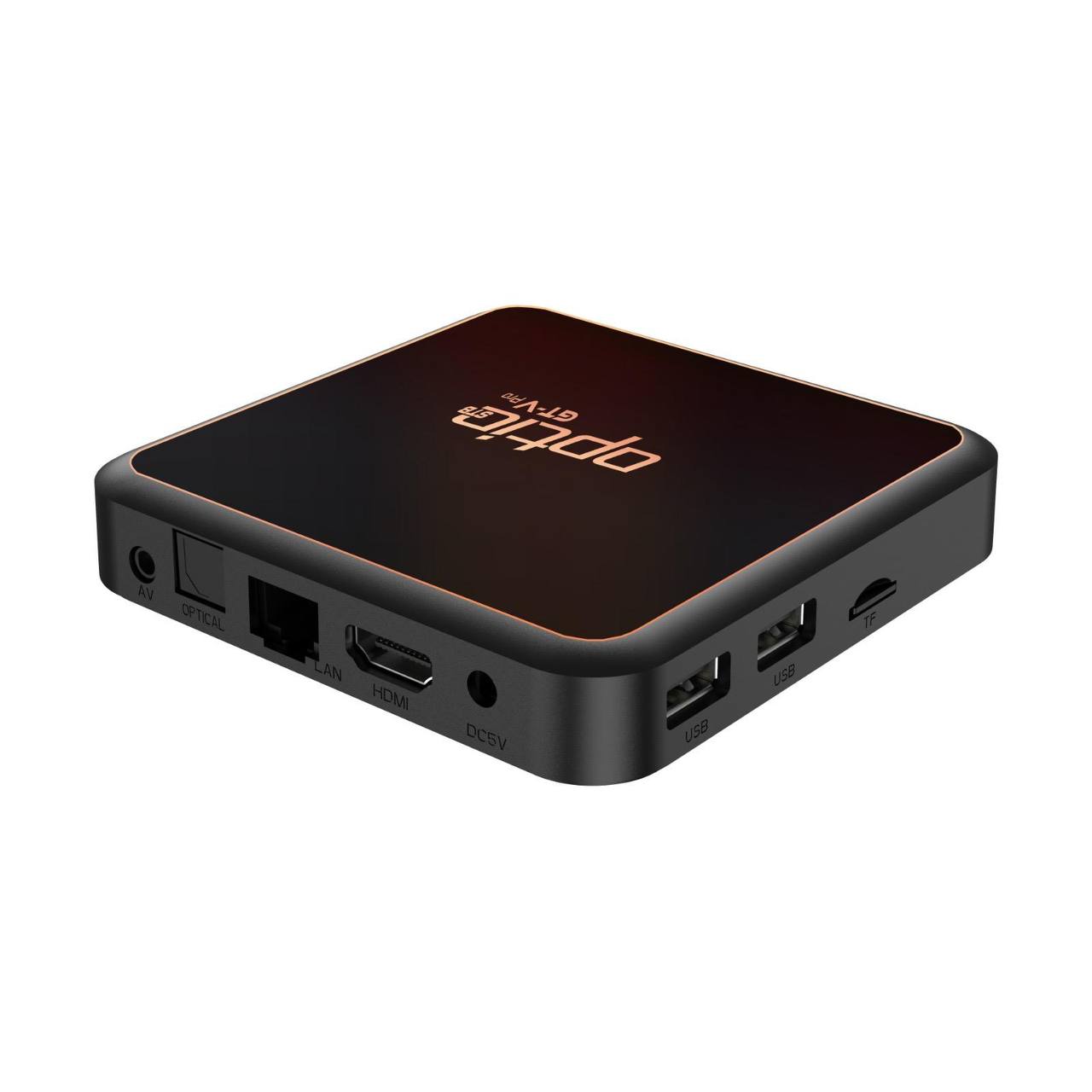 OPTIC GT-V PRO 8K / 4K UHD 2160p H265.264 4GB RAM 64GB FLASH Android 11.0 Receiver (2G + 5G WiFi + GIGABIT WLAN, Bluetooth, MicroSD, HDMI, USB 3.0)