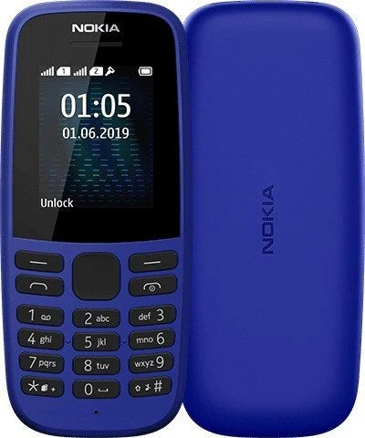 NOKIA 105 Dual SIM (blau) Handy für Senioren & Schulkinder