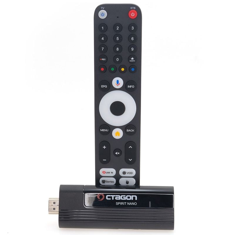 OTAGON SPIRIT NANO 4K UHD ANDROID TV IP-Stick SCHWARZ