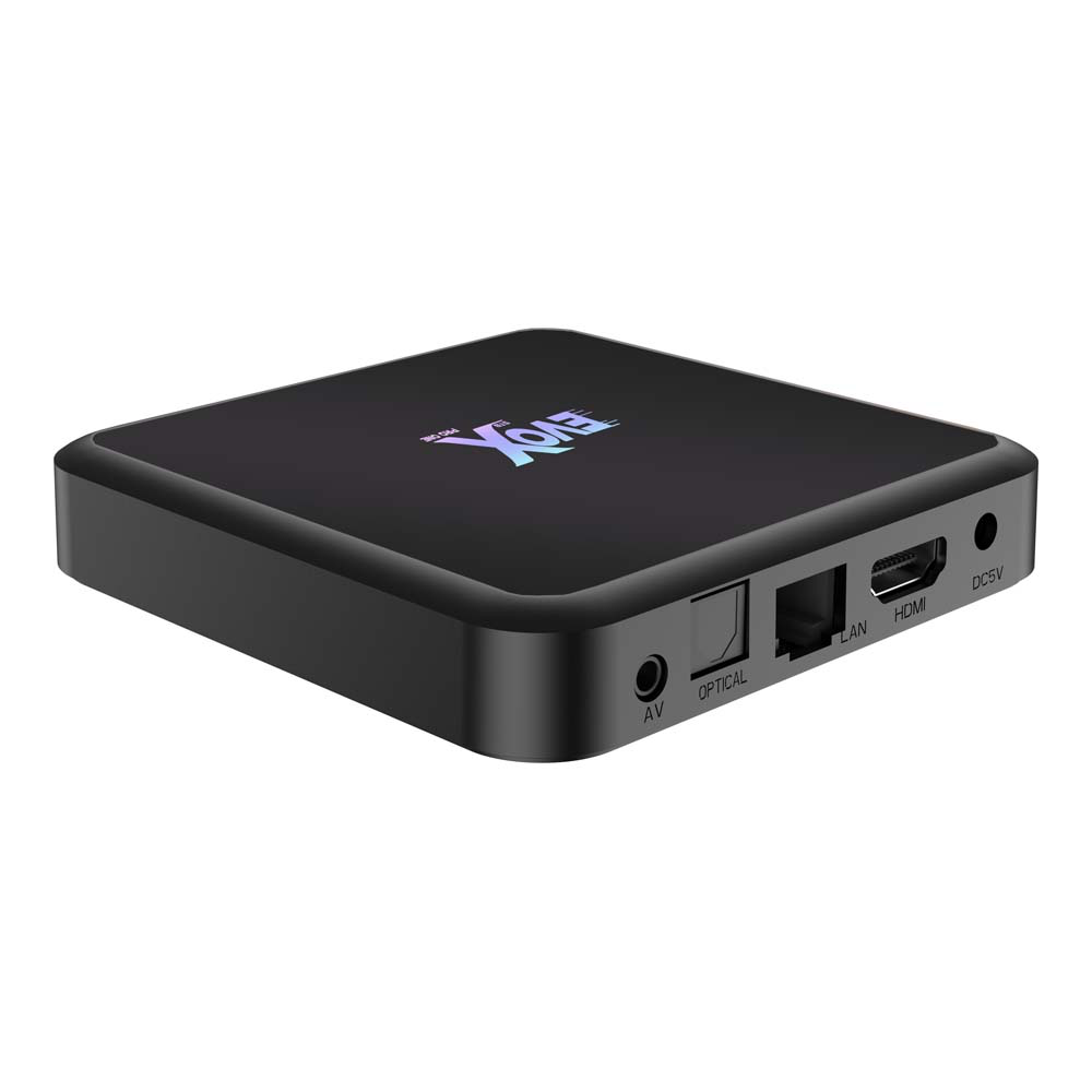 EVO X PRO OPTIC GT-V PRO 8K / 4K UHD 2160p H265.264 4GB RAM 64GB FLASH Android 11.0 Receiver (2G + 5G WiFi + GIGABIT WLAN, Bluetooth, MicroSD, HDMI, USB 3.0)