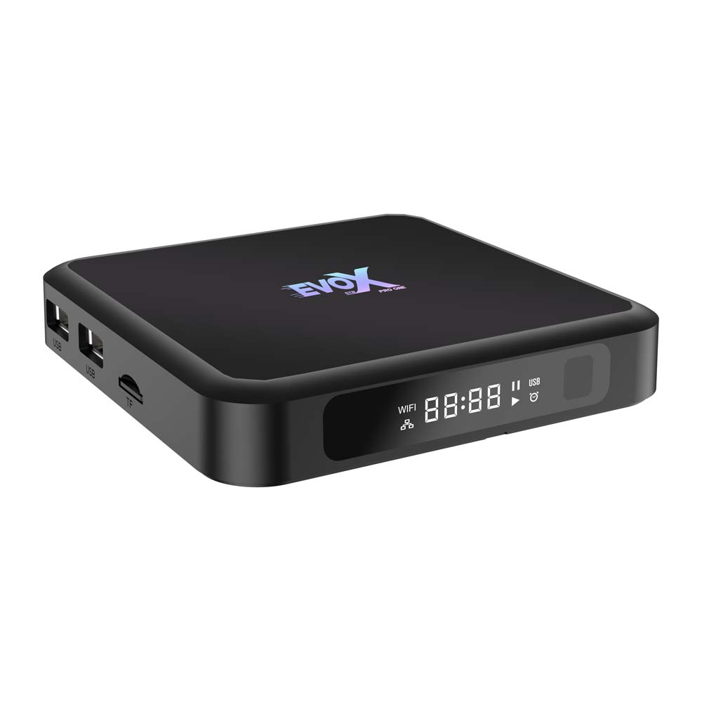 EVO X PRO OPTIC GT-V PRO 8K / 4K UHD 2160p H265.264 4GB RAM 64GB FLASH Android 11.0 Receiver (2G + 5G WiFi + GIGABIT WLAN, Bluetooth, MicroSD, HDMI, USB 3.0)