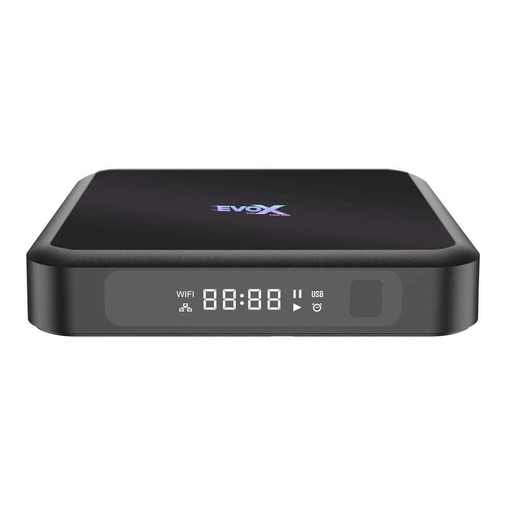 EVO X PRO OPTIC GT-V PRO 8K / 4K UHD 2160p H265.264 4GB RAM 64GB FLASH Android 11.0 Receiver (2G + 5G WiFi + GIGABIT WLAN, Bluetooth, MicroSD, HDMI, USB 3.0)
