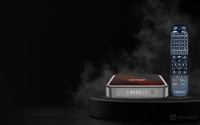 OPTIC GT-V PRO 8K / 4K UHD 2160p H265.264 4GB RAM 64GB FLASH Android 11.0 Receiver (2G + 5G WiFi + GIGABIT WLAN, Bluetooth, MicroSD, HDMI, USB 3.0)