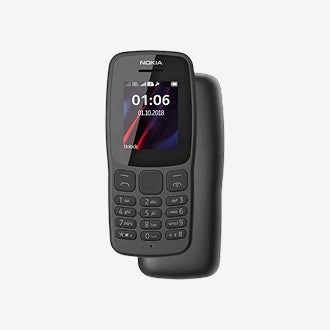 NOKIA 106 Dual SIM (schwarz) Handy für Senioren & Schulkinder