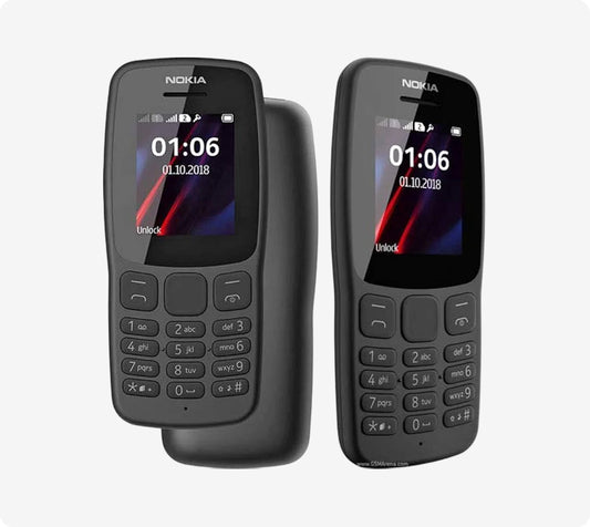 NOKIA 106 Dual SIM (schwarz) Handy für Senioren & Schulkinder
